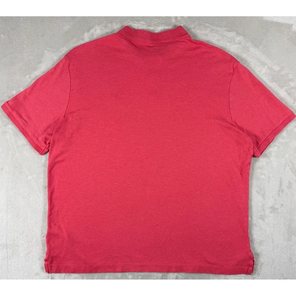 Polo Ralph Lauren Polo Shirt Mens XL Pink Pony Logo Short Sleeve